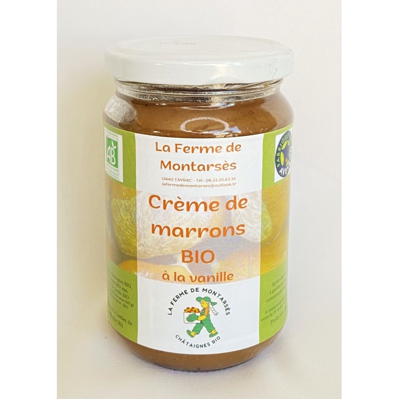 Crème de marron vanillée BIO