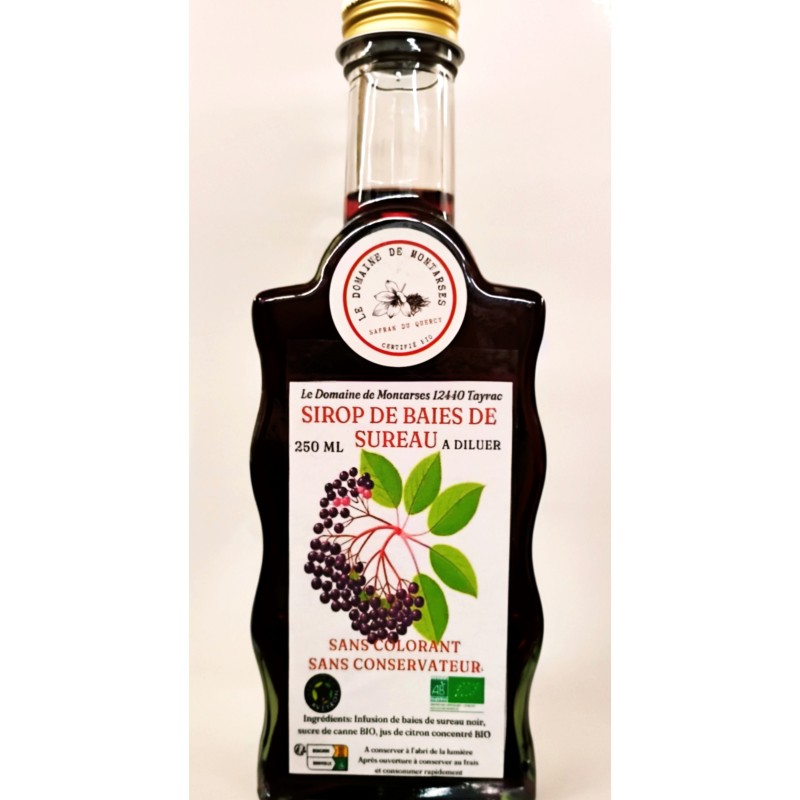 Sirop de baies de sureau BIO