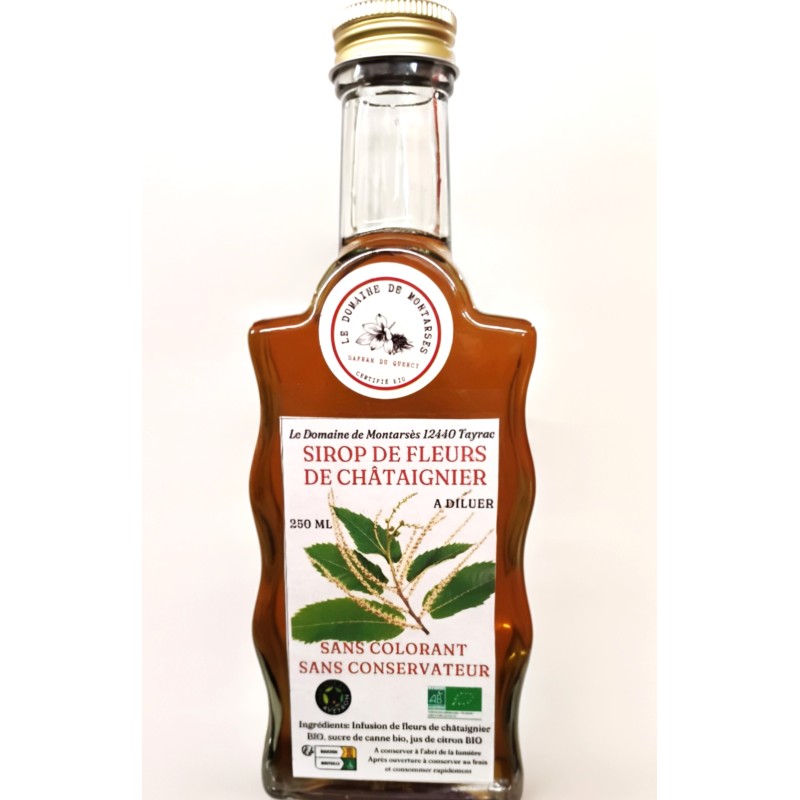 Sirop de fleurs de châtaignier BIO