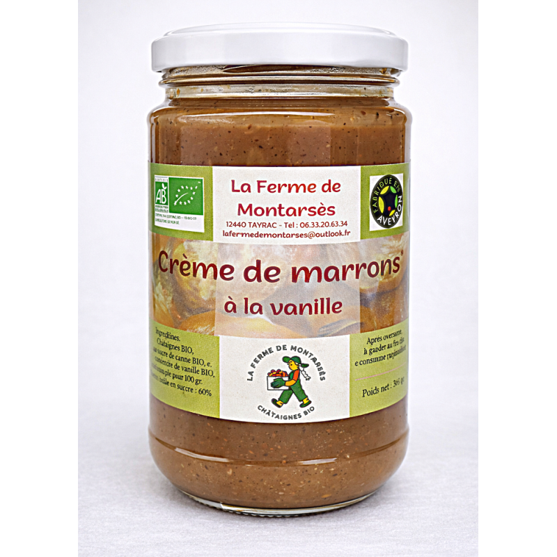 Crème de marron vanillée BIO