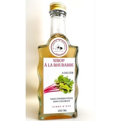 Sirop à la rhubarbe