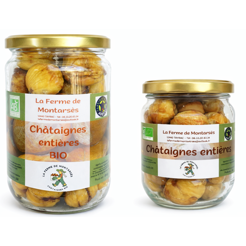 Châtaignes entières BIO