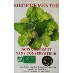 Sirop de menthe BIO