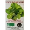 Sirop de menthe BIO