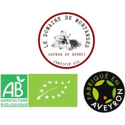 Fleurs de safran BIO séchées